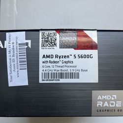AMD Ryzen™️ 5 5600G CPU + Integrated GPU look