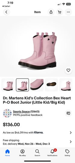 Dr. Martens Size 4 Yout