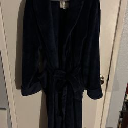 American Essentials Spa M/L Bathrobe - Navy