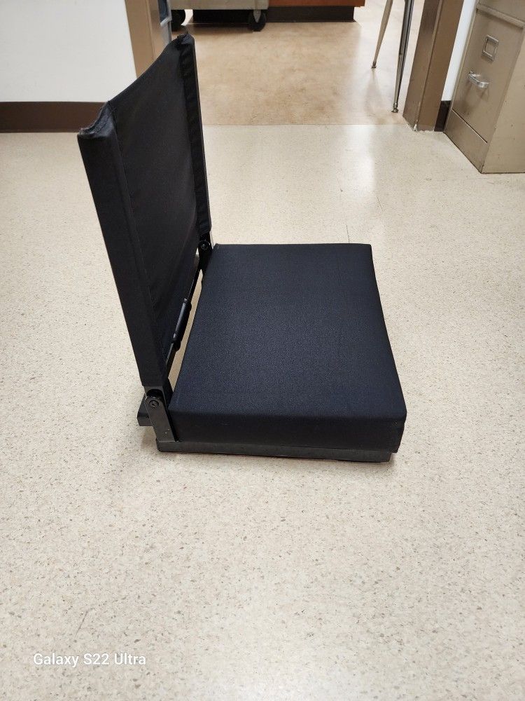 3 Stadium Chairs for Bleachers with Back Support 