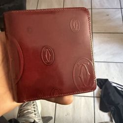 The Cartier Happy Birthday Patent Leather Bifold Wallet