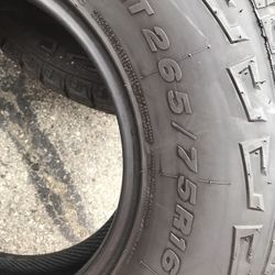 Tire Lt 265/75/16  