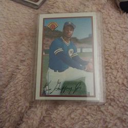 Ken Griffey Jr Bowman Rookie Card