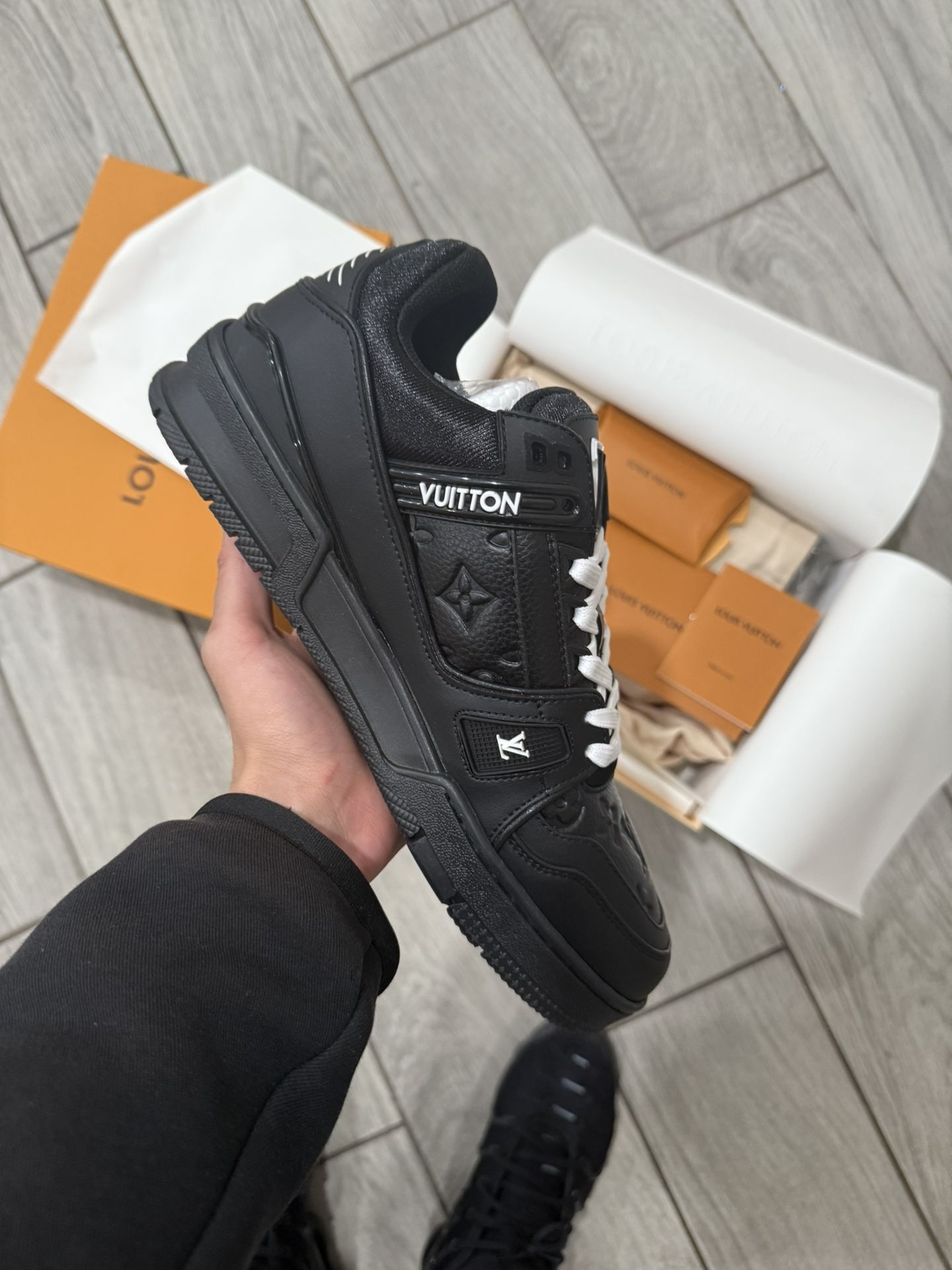 Louis Vuitton Black Trainers