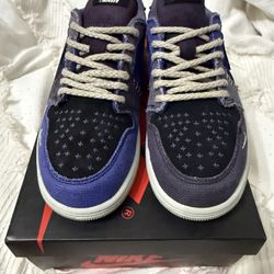 Nike Zion Williamson Air Jordan 1 Retro Low OG Voodoo Regency Purple Sz. 8