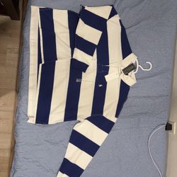 Ralph Lauren cropped rugby shirt size XL