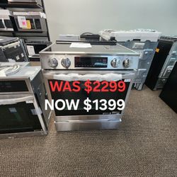 6.3 Cu. Ft. Smart Induction Slide In Range With Probake Convection, Air Fry In Print Proof 