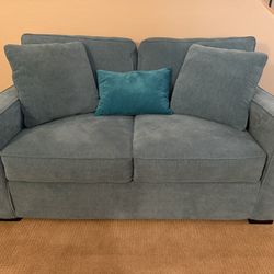 Teal Loveseat