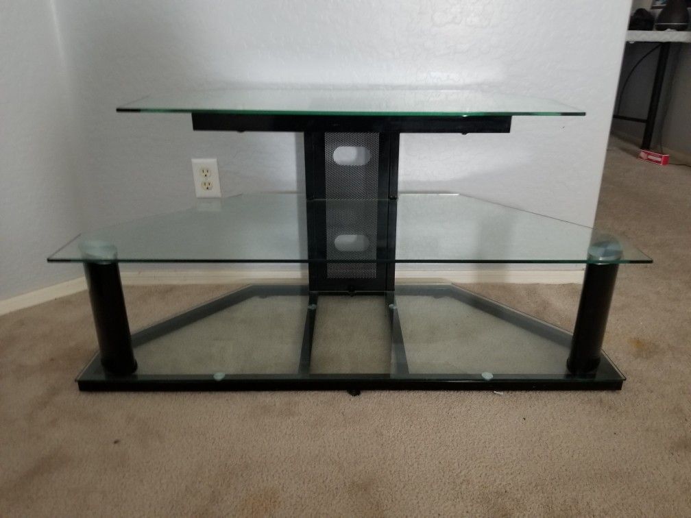 Glass TV Stand