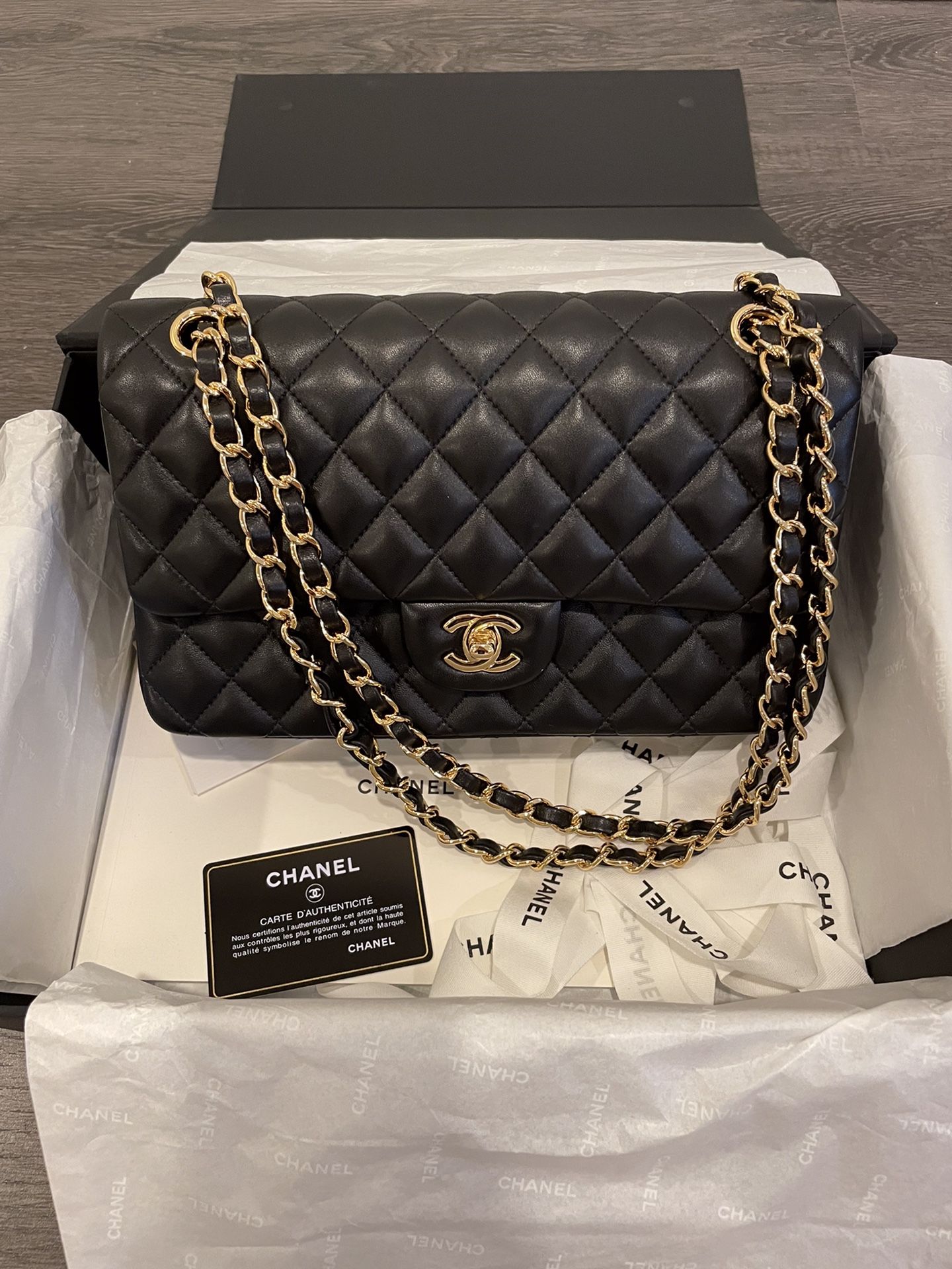 Chanel Classic Bag Medium Lambskin Leather