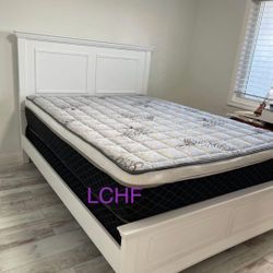 NEW QUEEN BED/PILLOWTOP MATTRESS IN STOCK!!