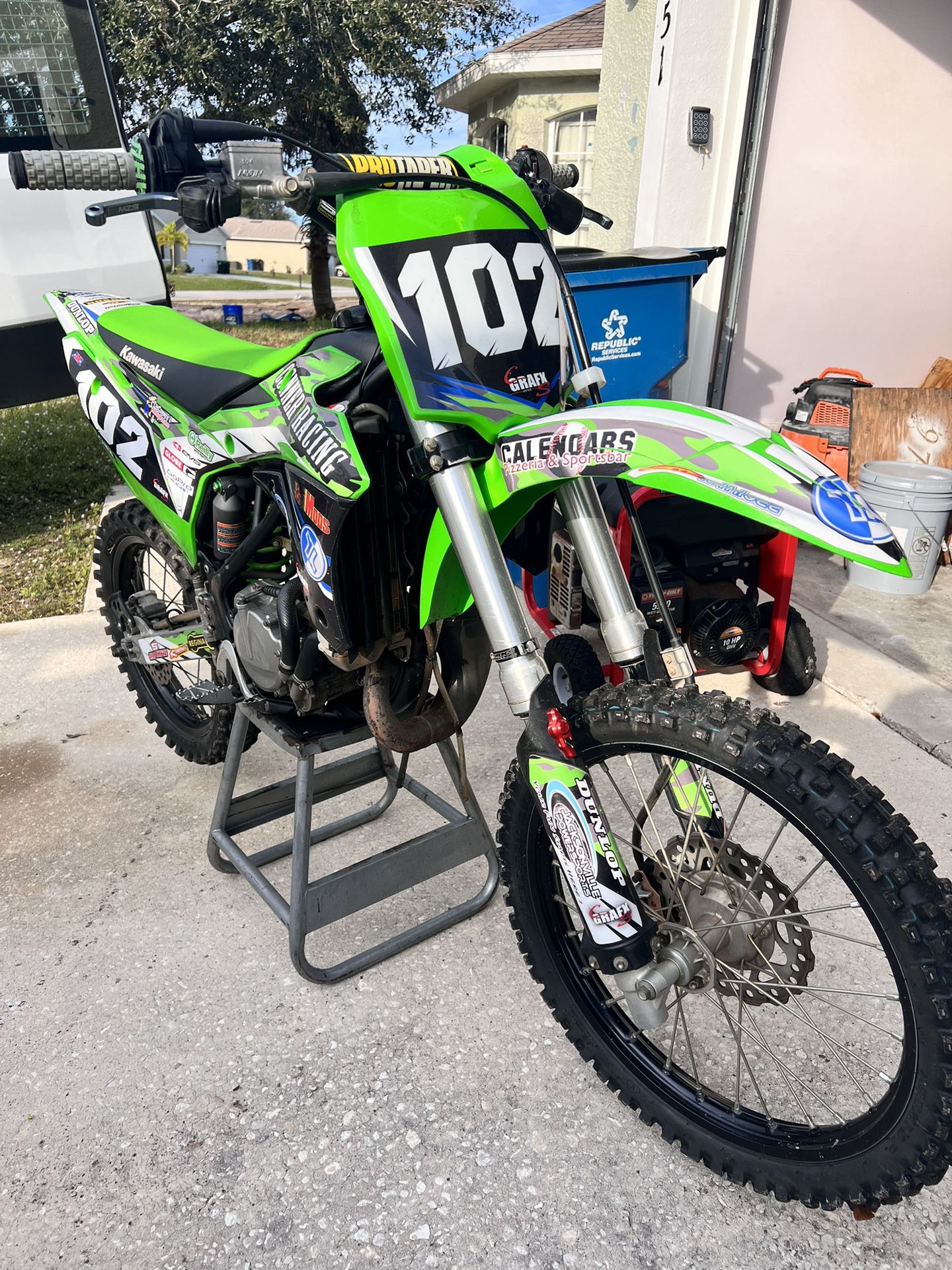 2015 Kawasaki 100cc -$3,600