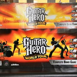 Guitar Hero World Tour Band Game With Boxes And Packages 