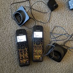 Panasonic KX-TGEA20 Cordless Phone Set (2 Handsets) with Chargers – DECT 6.0