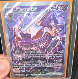 Custom Gengar EX 340 HP Holo Fan Art Pokémon Card