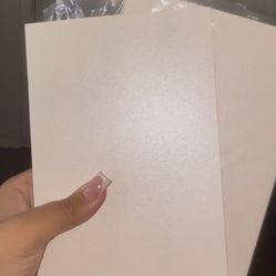 Invitations CardStock ( Cream/ Beige, With Glitter Super Cute And Elegant)