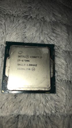 I7-6700k cpu Intel