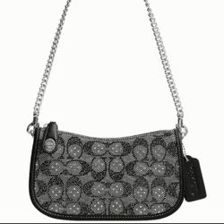 Coach Black Swinger Bag