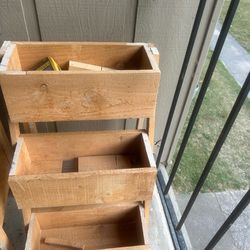 Cedar planter boxes