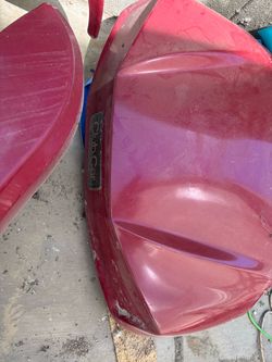 Club car precedent tempo body red/burgandy