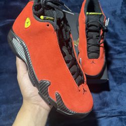 Brand New Jordan 14 Retro “Ferrari” (GS)