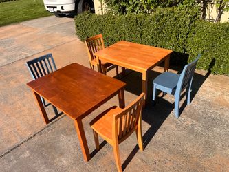 Pottery Barn Kids tables and chairs