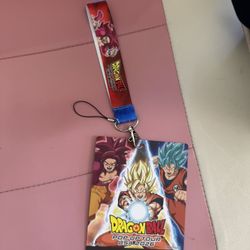 Dragon Ball Rally Cars Lanyard Keychain