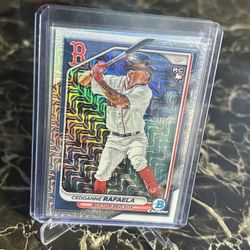 2024 Bowman - Ceddanne Rafaela #84 Chrome Mojo Refractor (RC)