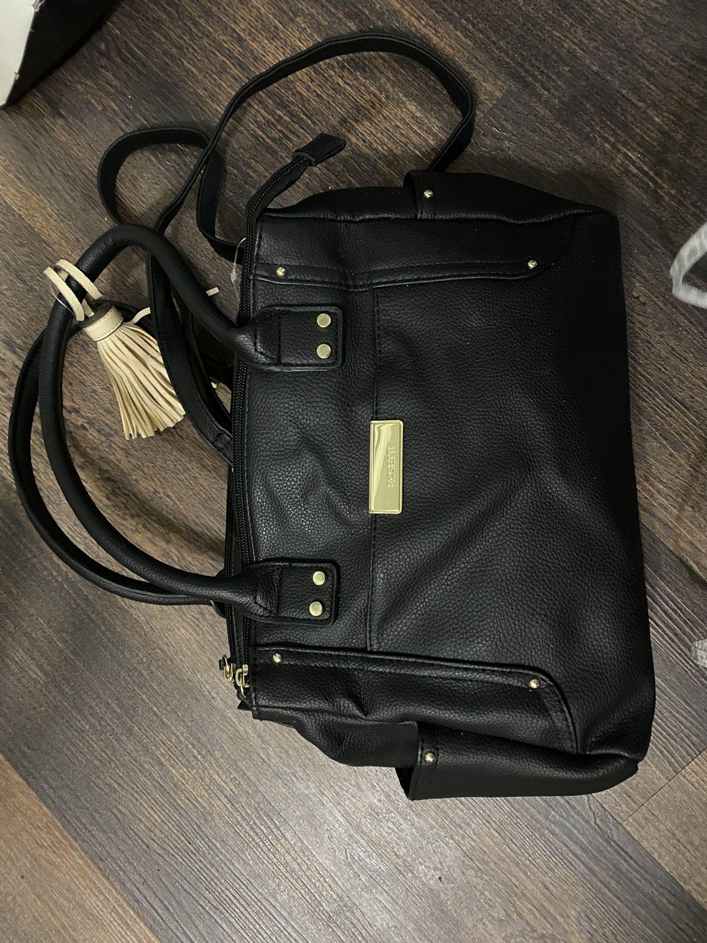 Black Leather Handbag