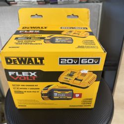 Dewalt Flexvolt 9AH Battery and Fast charger