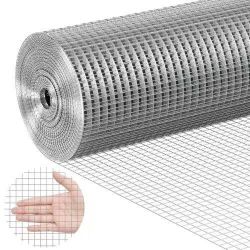 558^Hardware Cloth, 1/2 inch 24in x 50 ft 19 Gauge, Hot Dipped Galvanized Wire Mesh Roll, Chicken Wire Fencing, Wire Mesh for Rabbit Cages, Garden, Sm