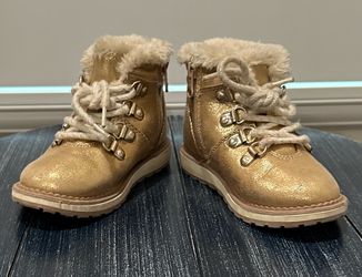 Cat & Jack Metallic Boots