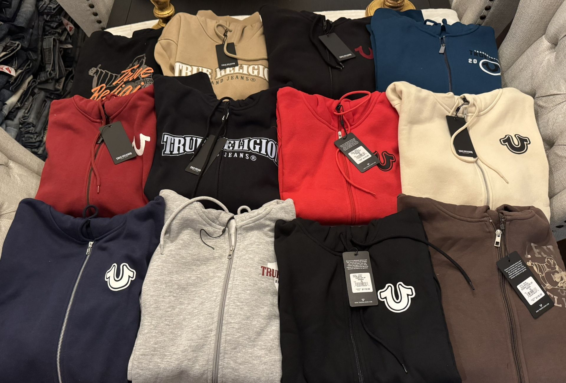 Mens Xl True Religion Hoodies