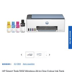 Perfecta Para El hogar Smart Tank 5102 All In One HP Printer