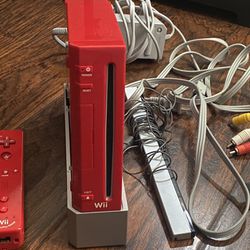 Limited Edition Red Nintendo Wii