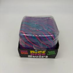 NeeDoh Nice Berg Swirl XL Giant Nee Doh Squishy Swirl Cube BRAND NEW Purple