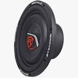 Rockville 10” shallow sub with box