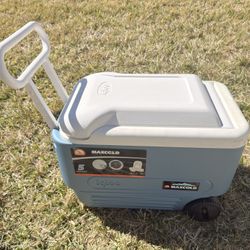 For sale: 38-liter cooler with wheels 