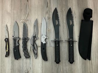 7 Knife Collection All New