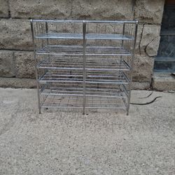 12 Slot Metal Desk/ Office OrganizerRack For Paperwork/ Misc