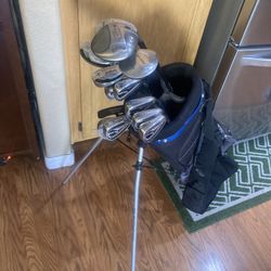 VERY NICE MENS RH ADAMS COMPLETE STIFF GOLF SET