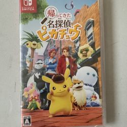 sealed Pokémon Detective Pikachu Returns Nintendo Switch game
