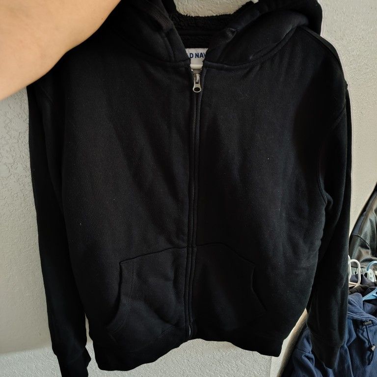 Women's Size Small Hoodie Zip Up Sherpa Sweater