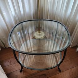 Wrought Iron End Table