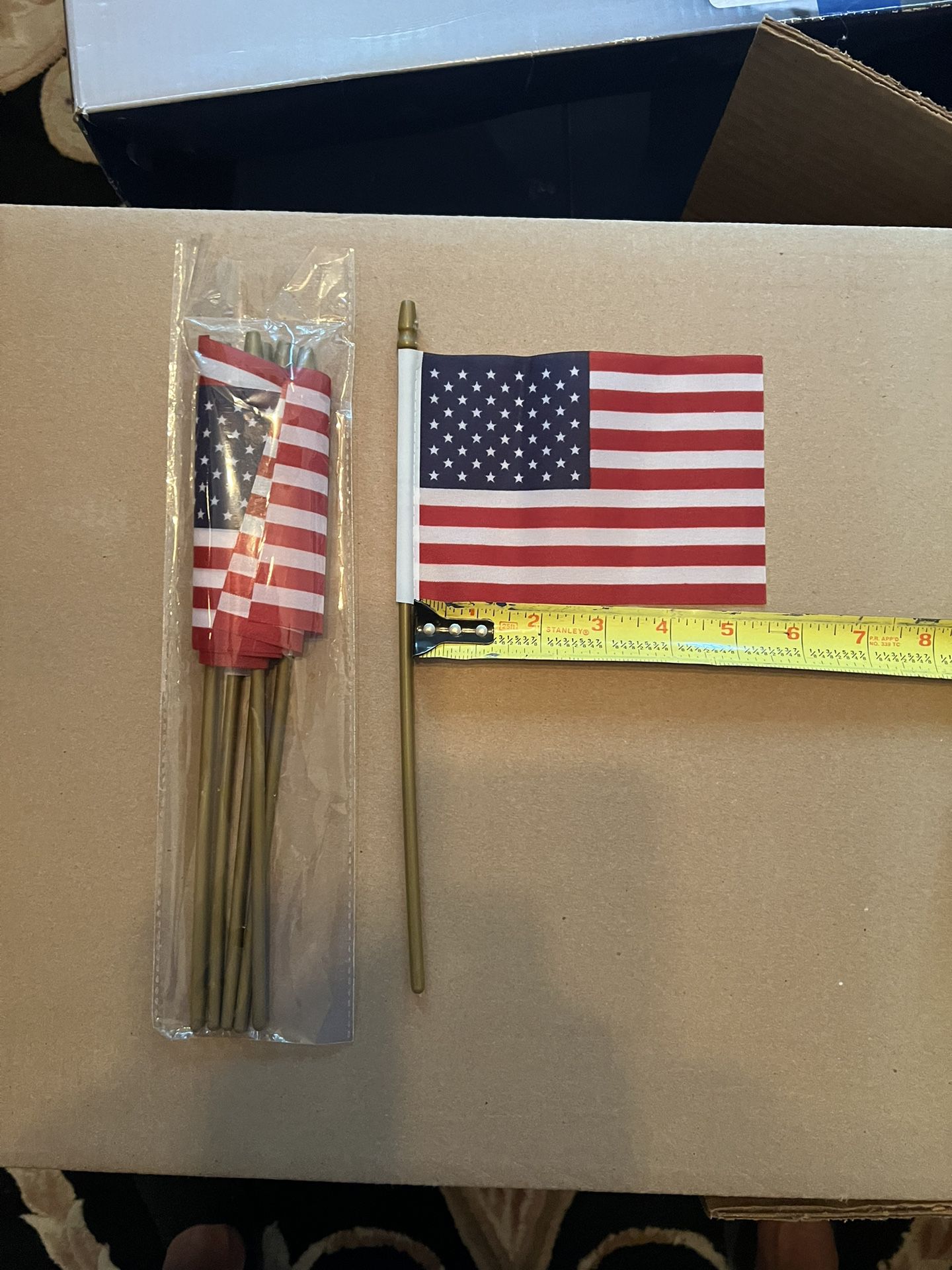 American Flags on Stick