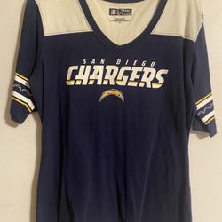 Ladies NFL Team Apparel LA Chargers T-shirt Size Small. $20