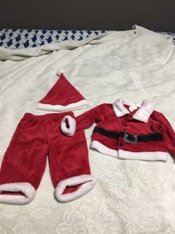3-6 month Santa outfit