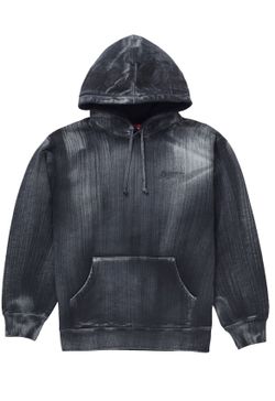 New XL Supreme Brush Stroke Hooded Sweatshirt Blackboard 