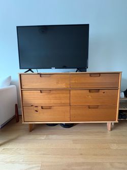 Midcentury inspired 6-Drawer Dresser