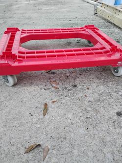Commercial four wheel dolly